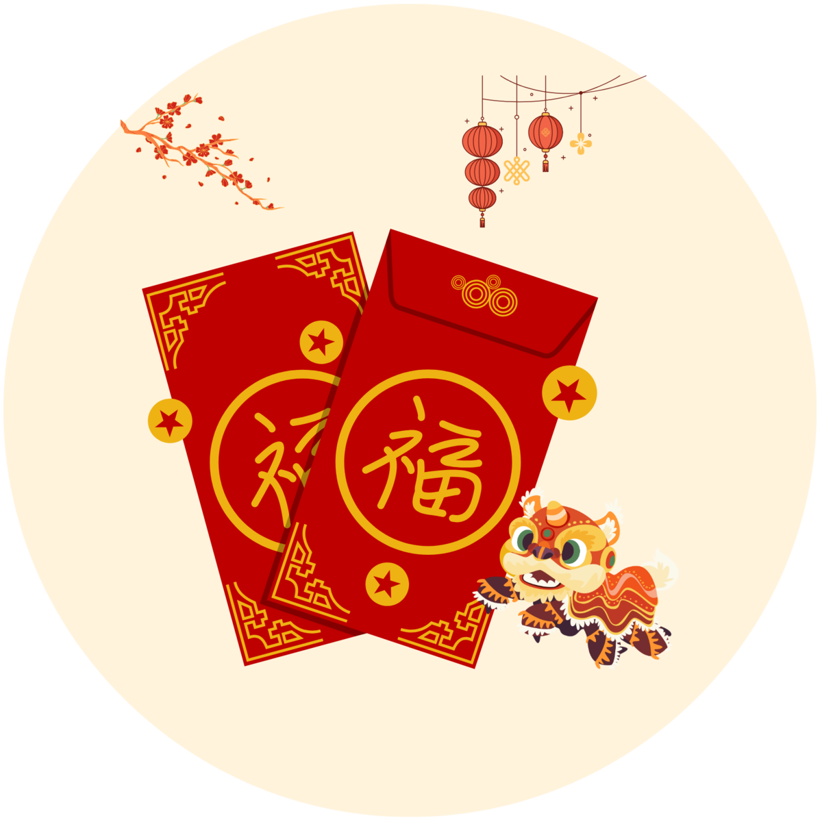 Lunar New Year Lion Dance Celebration Event